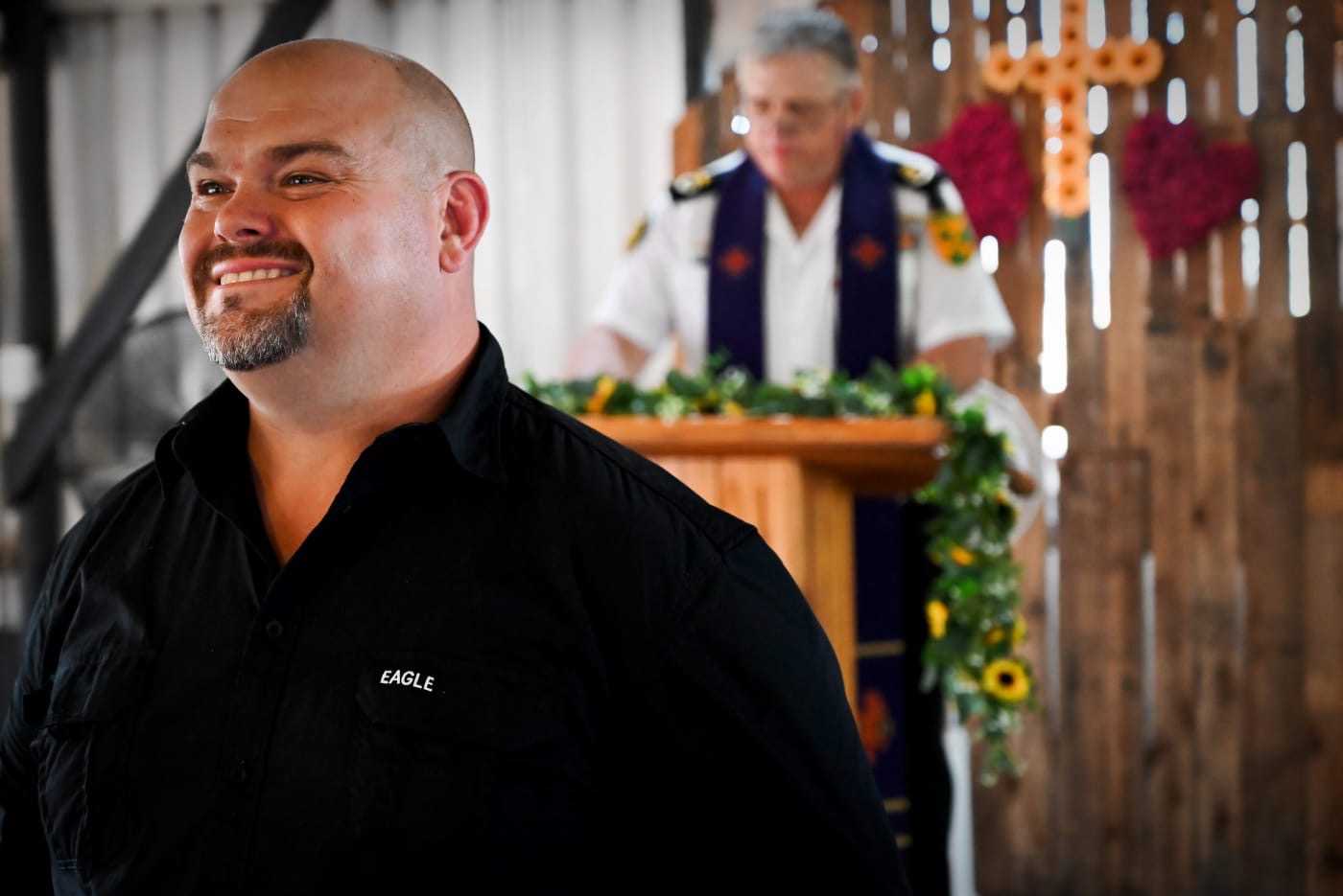 Wedding ceremony by Dr. Gerrit Rademeyer in Cape Agulhas