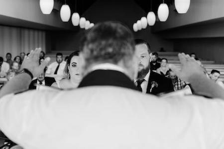 Wedding ceremony by Dr. Gerrit Rademeyer in Cape Agulhas