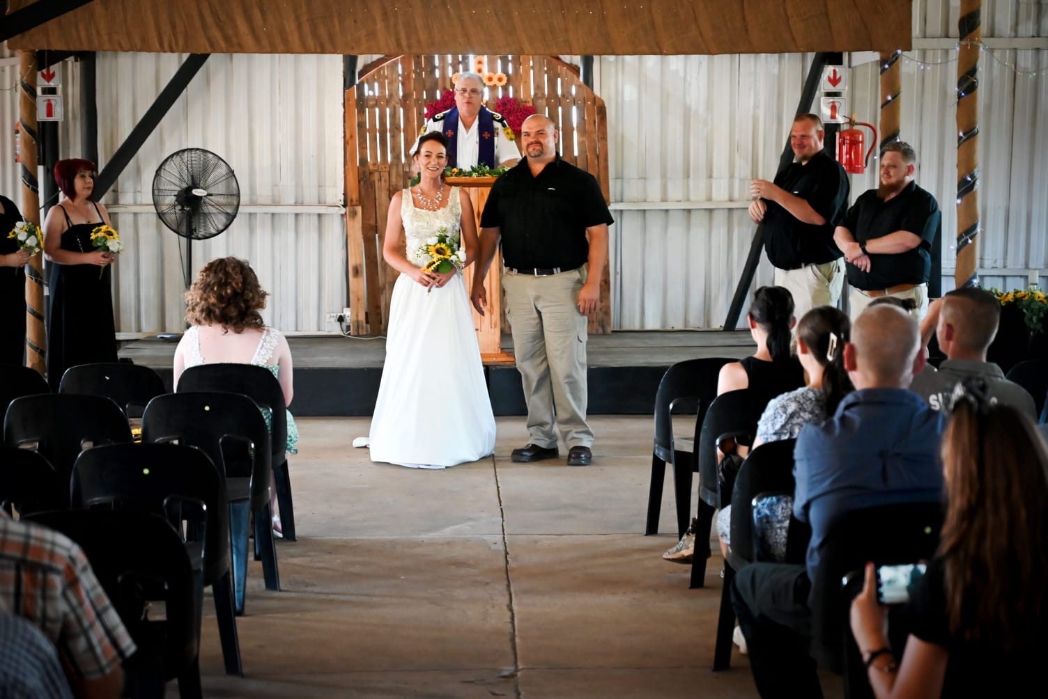 Wedding ceremony by Dr. Gerrit Rademeyer in Cape Agulhas